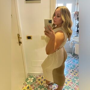 J lux label dress with cutout back sz L worn once